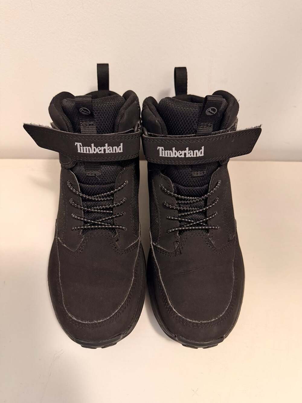 Timberland Motion Access Mid Hook-and-Loop Sneaker Black Boys Size 5